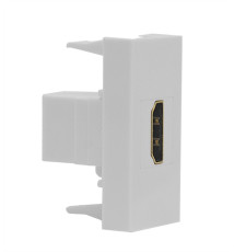 Մոդուլային HDMI վարդակ Panaica F29W սպիտակ