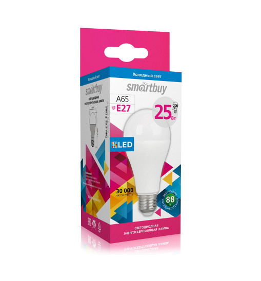 Լեդ լամպ Smartbuy-A65-25W/6000K/E27 (SBL-A65-25-60K-E27)