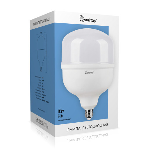 Լեդ լամպ Smartbuy-HP-75W/6500K/E27 (SBL-HP-75-65K-E27)