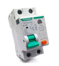 Դիֆերենցյալ ավտոմատ անջատիչ Tengen TGB1NLA-63Y 2P C10 30mA (A Type)