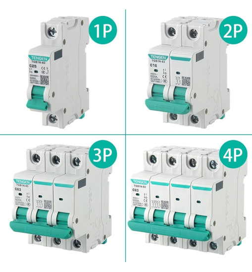 Ավտոմատ անջատիչ Tengen TGB1N-125 3P C100 Ավտոմատ անջատիչ Tengen TGB1N-125 3P C100