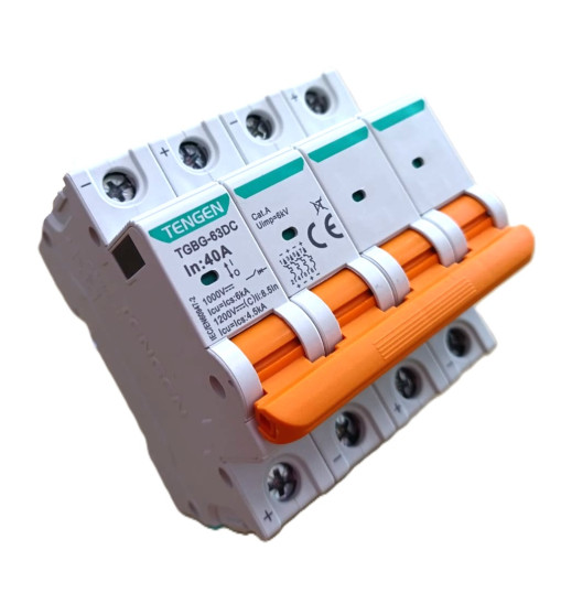 Ավտոմատ անջատիչ հաստատուն հոսանքի TGBG-63DC 4P C20 Ավտոմատ անջատիչ հաստատուն հոսանքի TGBG-63DC 4P C20