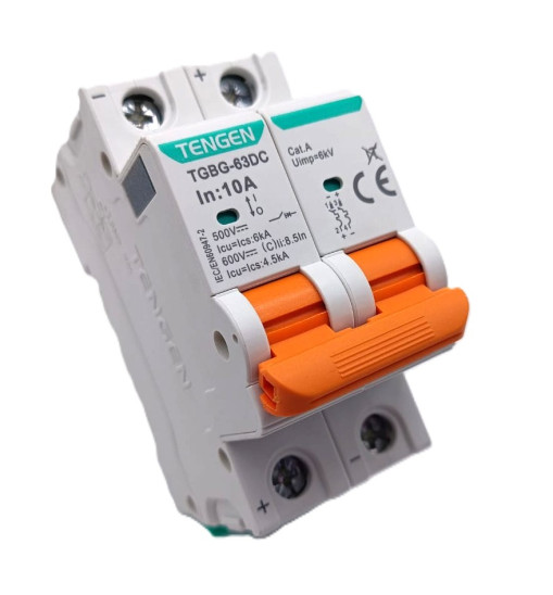 Ավտոմատ անջատիչ հաստատուն լարման  TGBG-63DC 2P C10