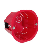 Վարդակի տուփ Titan K-501-1 կարմիր