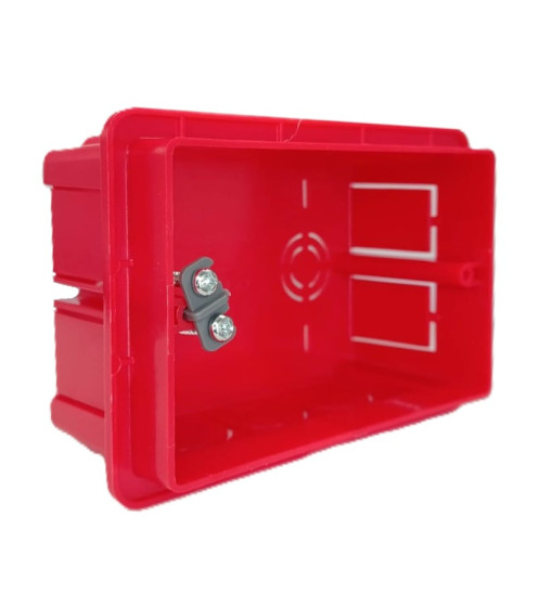 Վարդակի տուփ Titan K-703 կարմիր